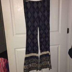 Boho flare pants